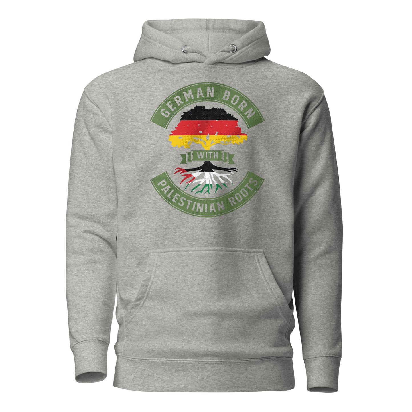 Deutsch geboren mit palästinensischen Wurzeln - Unisex Kapuzenpullover
