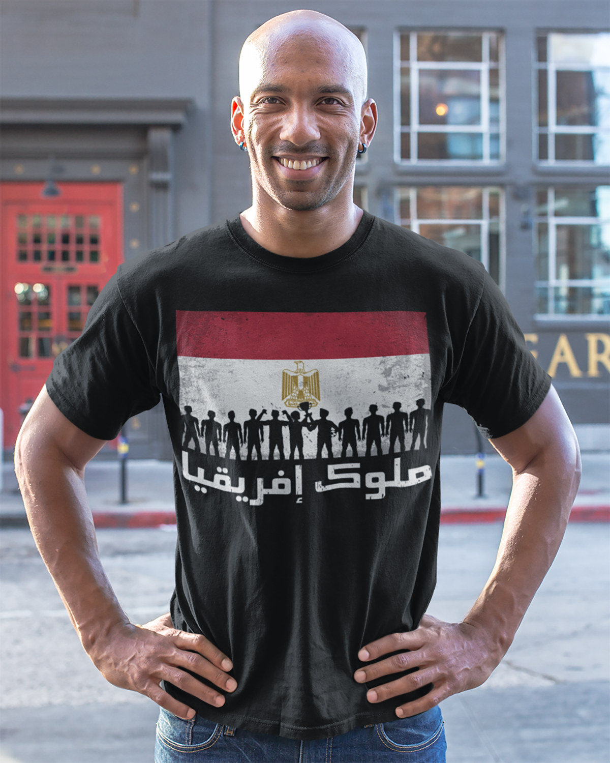 Ägypten – Könige von Afrika, arabische Schrift, Unisex, Unisex-T-Shirt