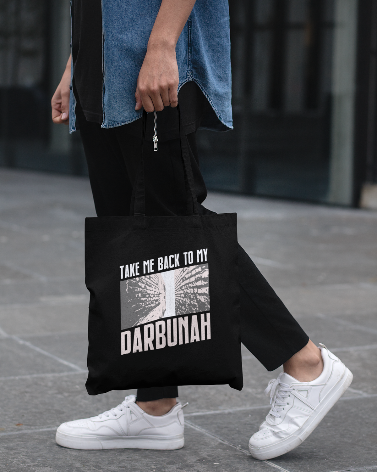 Ramenez-moi à ma Darbunah - Citation irakienne Eco Tote Bag