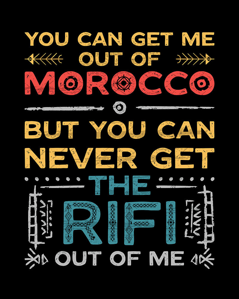 Moroccan Patriotic Quote Unisex T-shirt