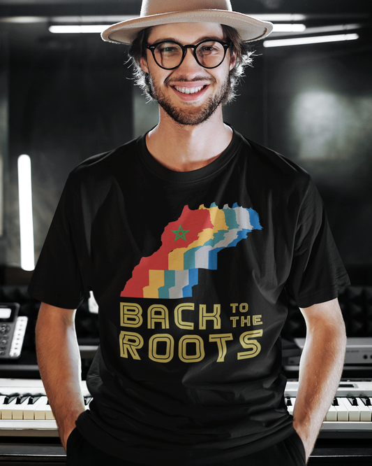 Back to the Roots - Morocco Map Unisex T-shirt