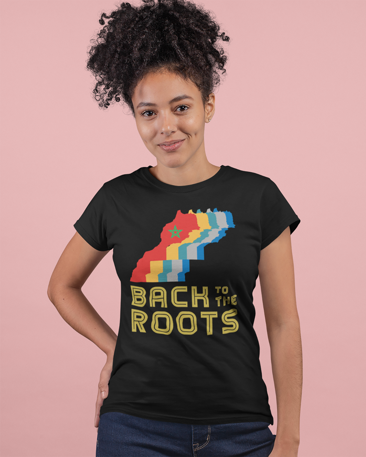 Back to the Roots - Morocco Map Unisex T-shirt