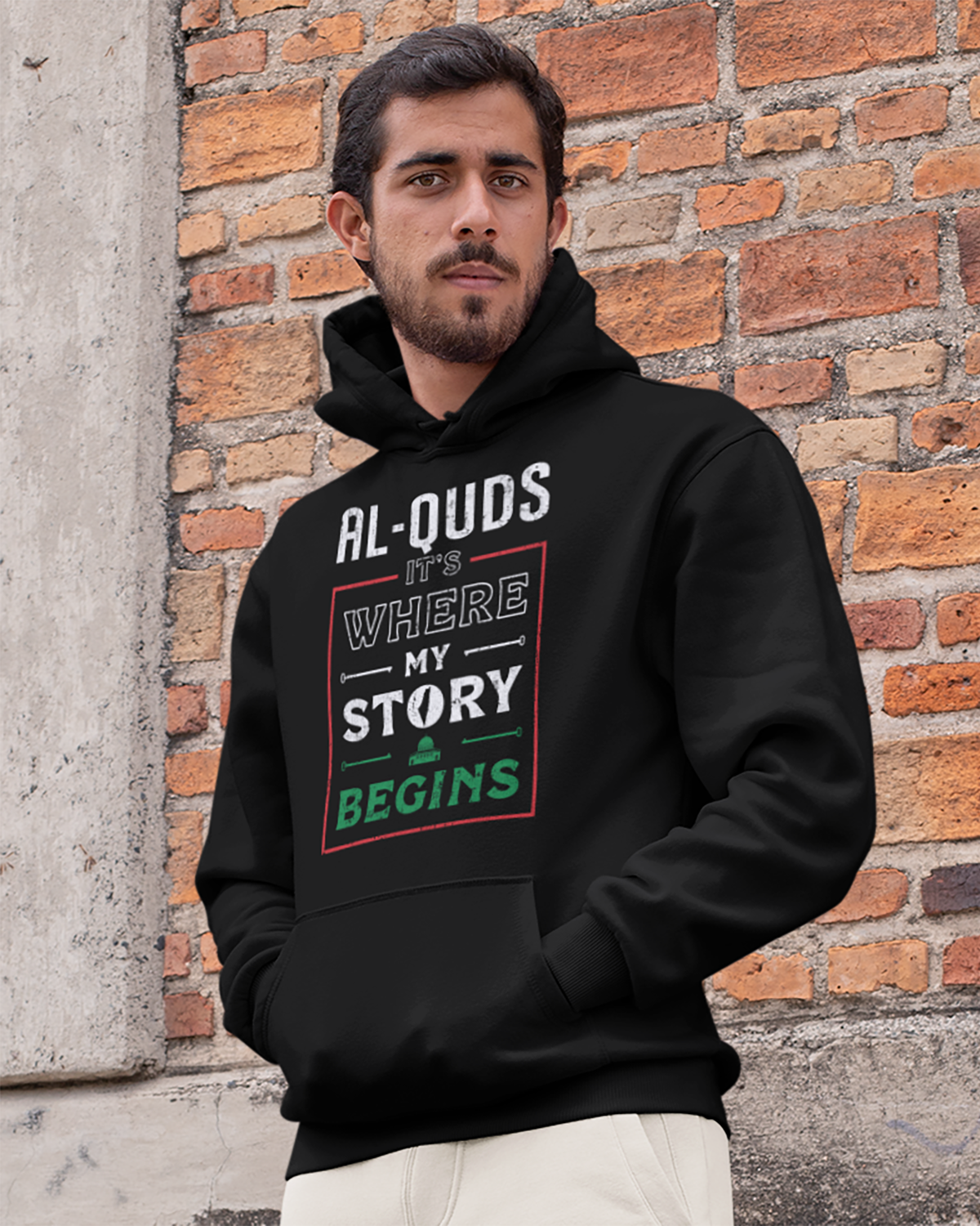 Al-Quds. It's Where My Story Begins - Unisex Hoodie