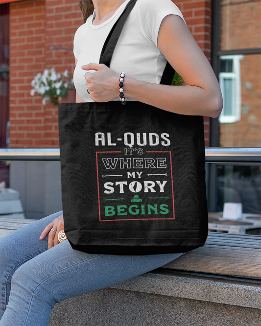 Al-Quds. It's Where My Story Begins - Eco Tote Bag