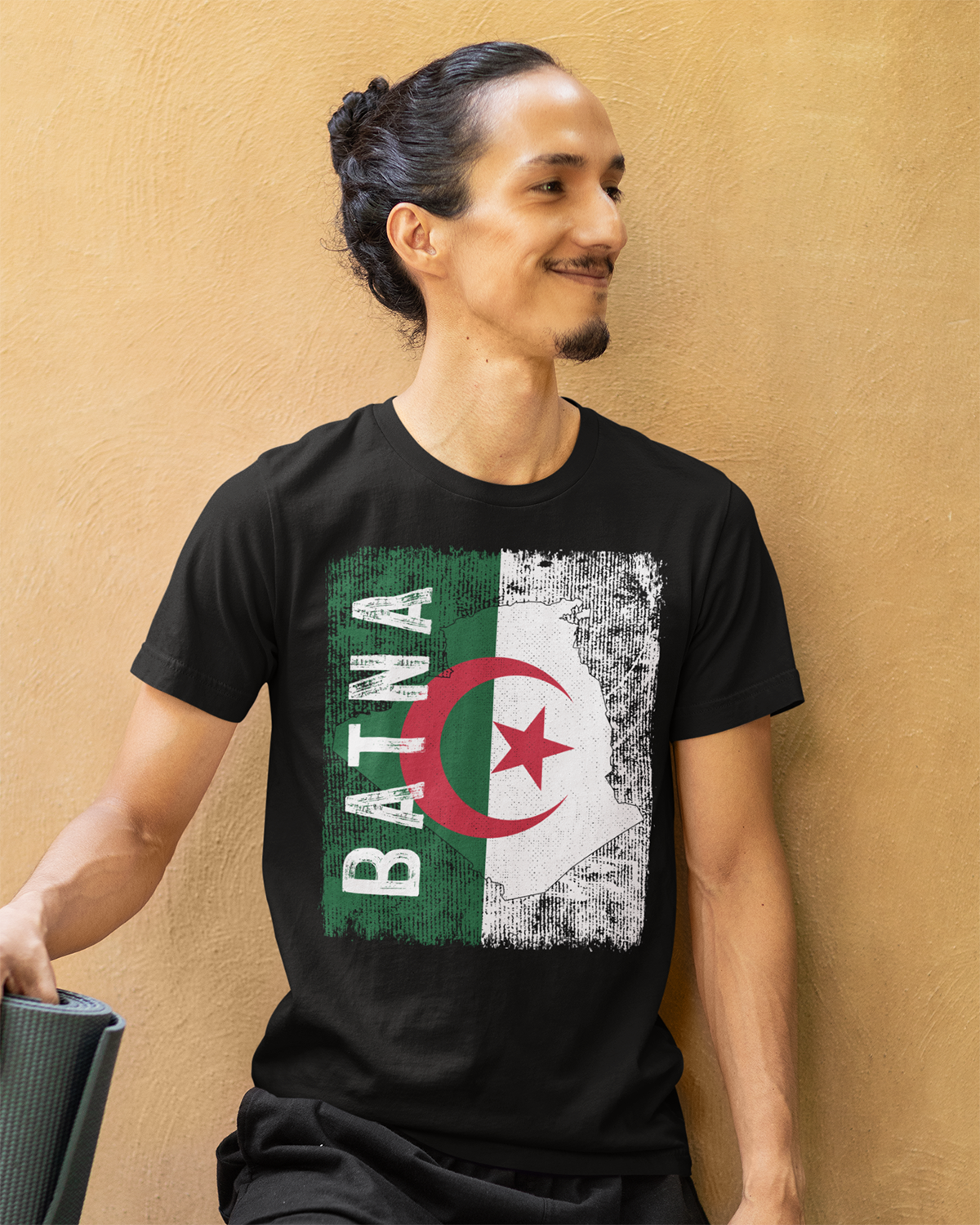 Algeria Flag, Map & City - Batna Unisex T-shirt