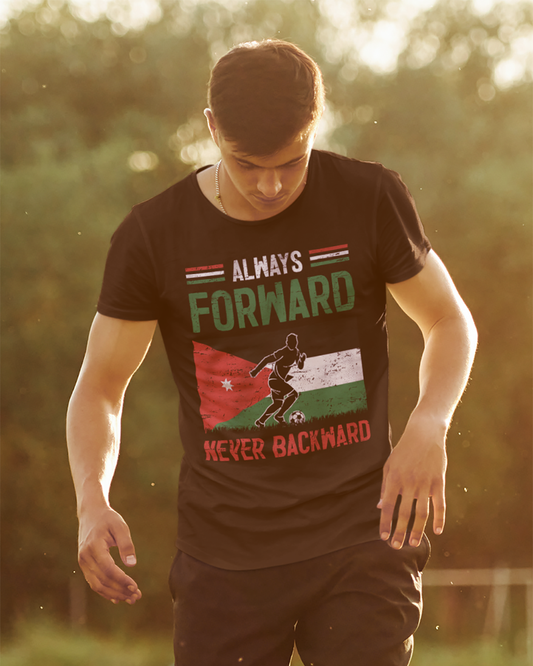 Immer vorwärts, nie rückwärts – Jordan Soccer Unisex T-Shirt