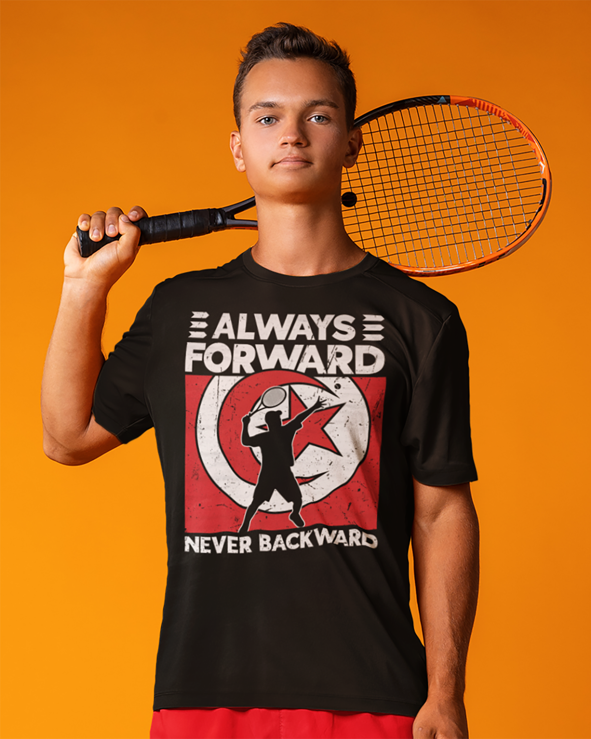 Toujours en avant, jamais en arrière - Tunisie Tennis - T-shirt unisexe