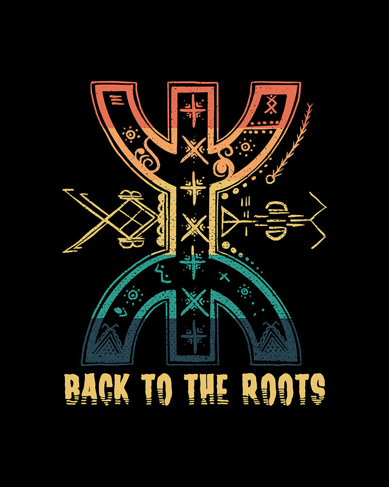 Back to the Roots - Amazigh Algeria Morocco Libya Tunisia Unisex T-shirt