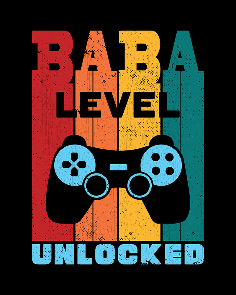 Baba Level Unlocked - Unisex T-shirt