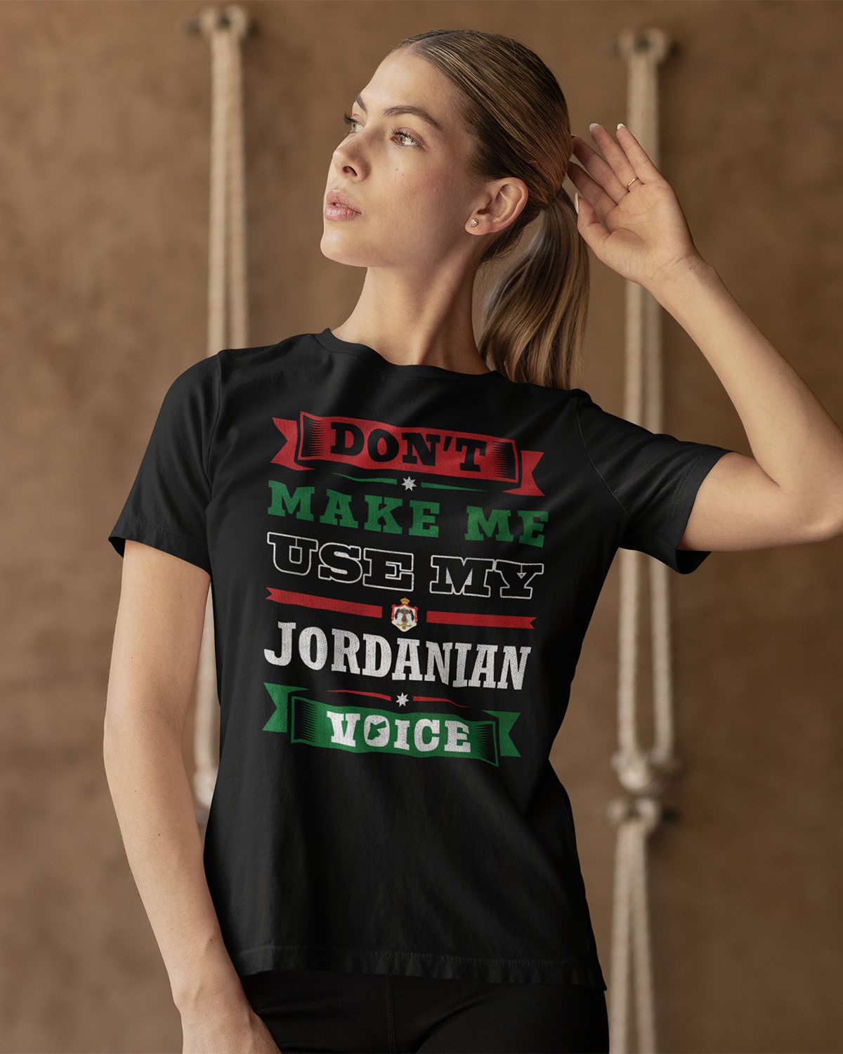 Don't Make Me Use My Jordanian Voice - Unisex T-shirt