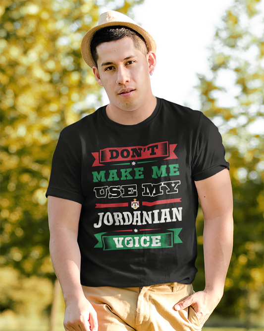 Lass mich nicht meine jordanische Stimme benutzen - Unisex T-Shirt