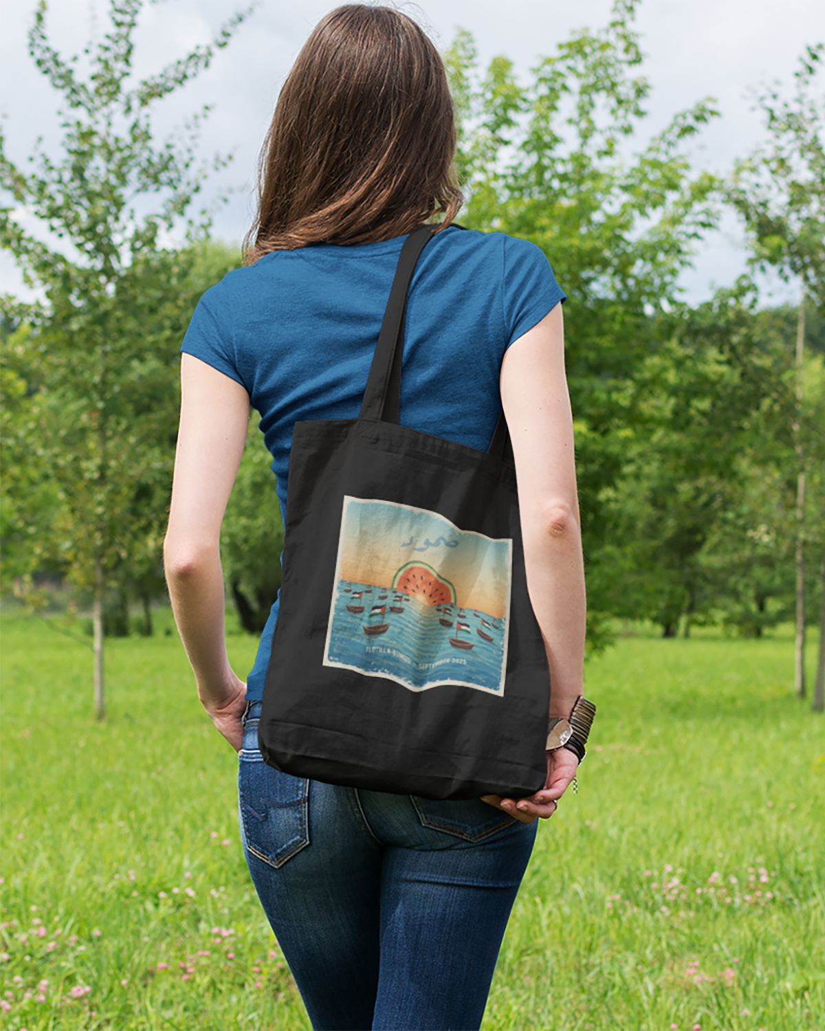 Flotilla Sumud Eco Tote Bag
