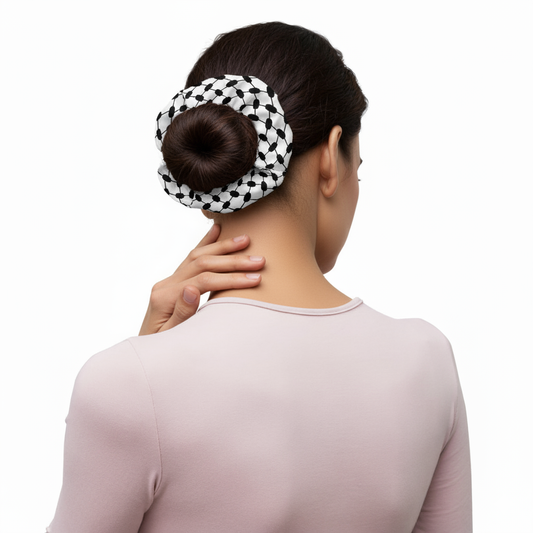 Palestinian Kufiyah Recycled Scrunchie