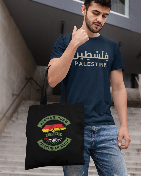 German Grown with Palestinian Roots - Eco Tote Bag