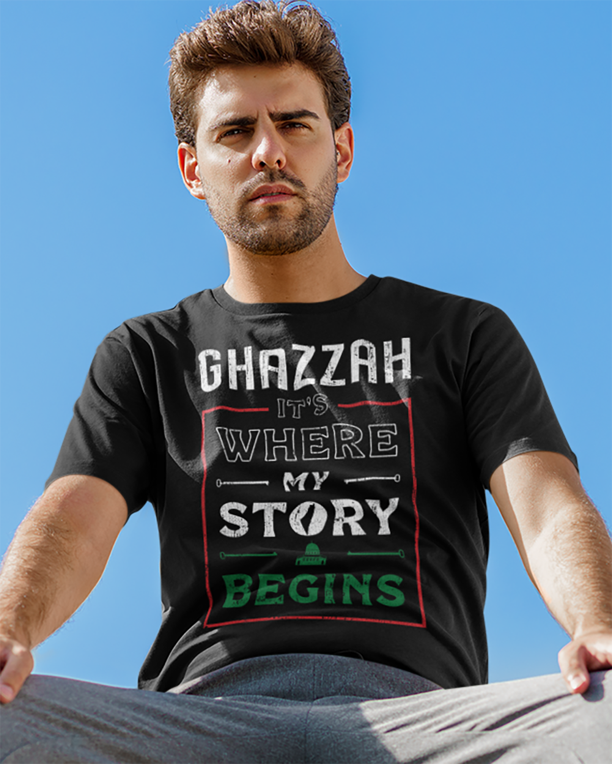 Ghazzah. C'est là que commence mon histoire - T-shirt unisexe