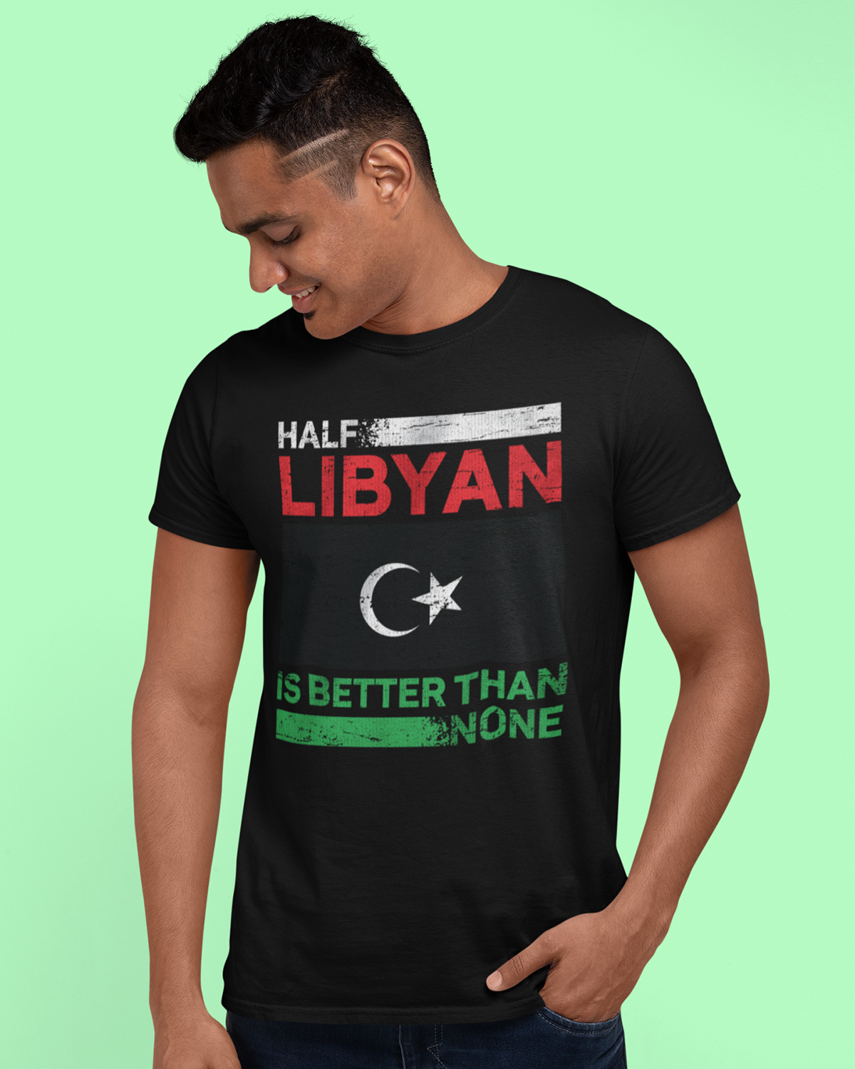 La moitié d’un Libyen vaut mieux que rien - T-shirt unisexe