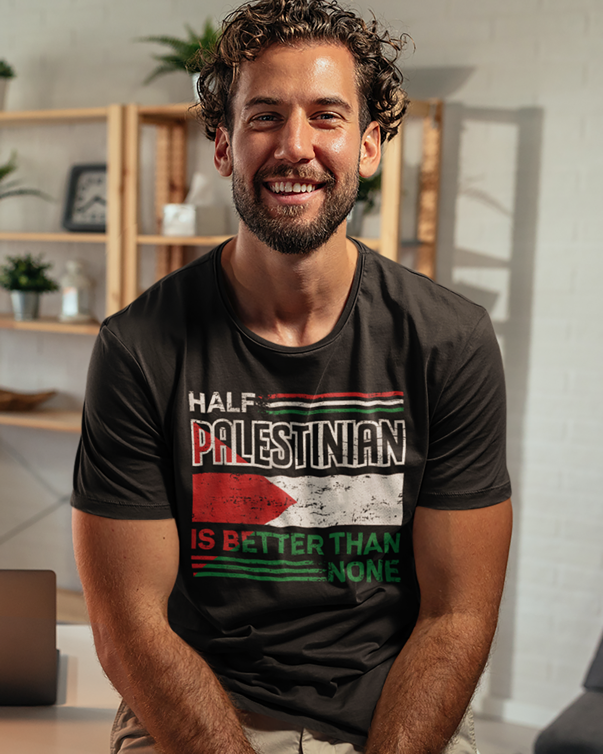 La moitié d’un Palestinien vaut mieux que rien - T-shirt unisexe