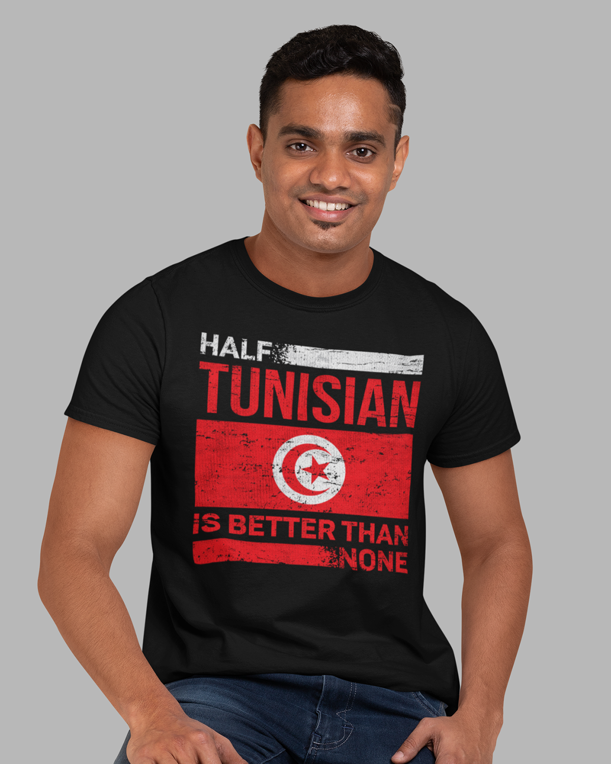 La moitié tunisienne vaut mieux que rien - T-shirt unisexe