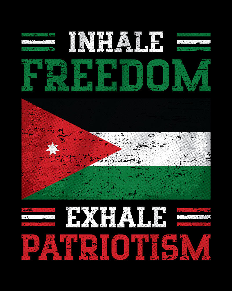 Inhale Freedom Exhale Patriotism - Jordan Unisex T-shirt