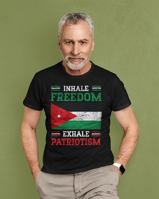 Inhale Freedom Exhale Patriotism - Jordan Unisex T-Shirt