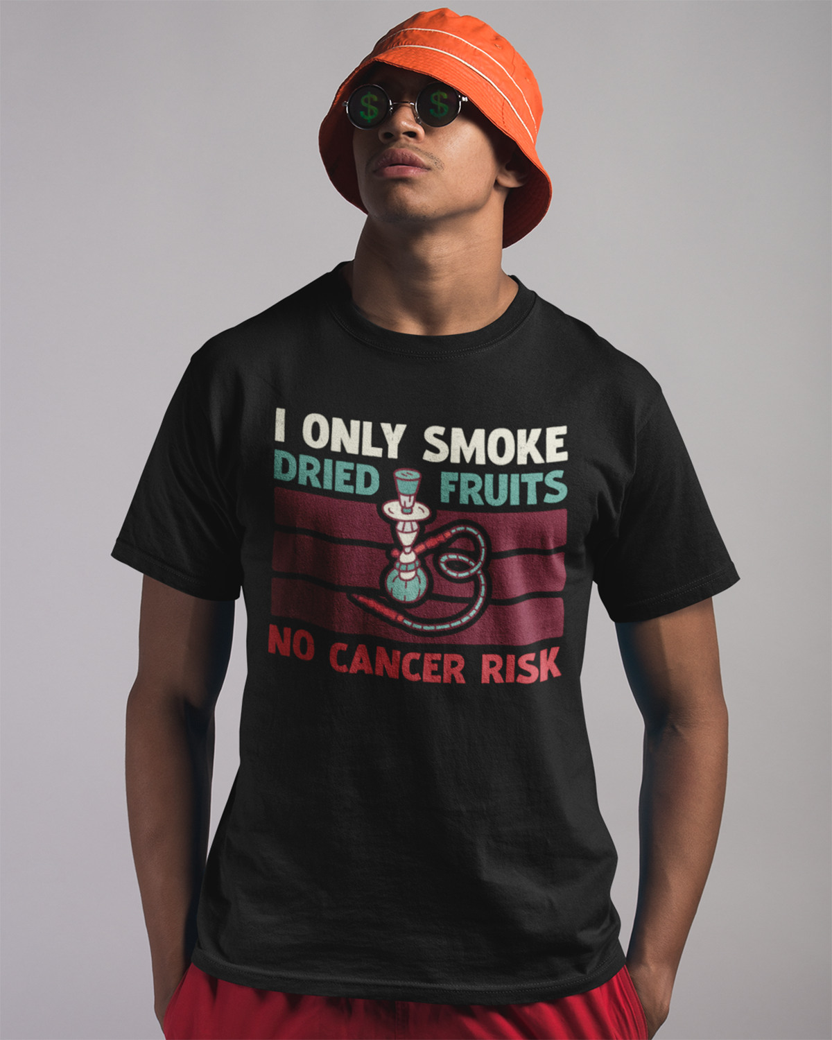 I Only Smoke Dried Fruits No Cancer Risk - Hookah Lover Unisex T-shirt