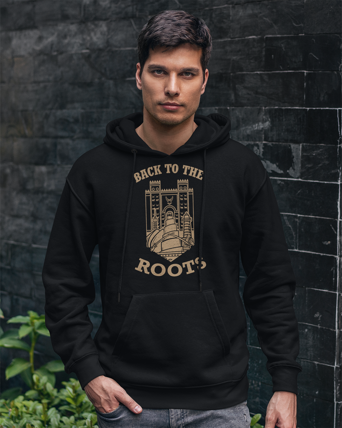 Zurück zu den Wurzeln - Irak Sehenswürdigkeiten Unisex Hoodie