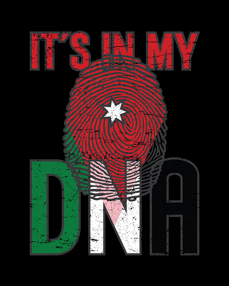It's in my DNA - Jordan Fingerprint Unisex T-shirt