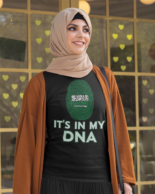 It's in my DNA - Saudi Arabia Fingerprint Unisex T-shirt