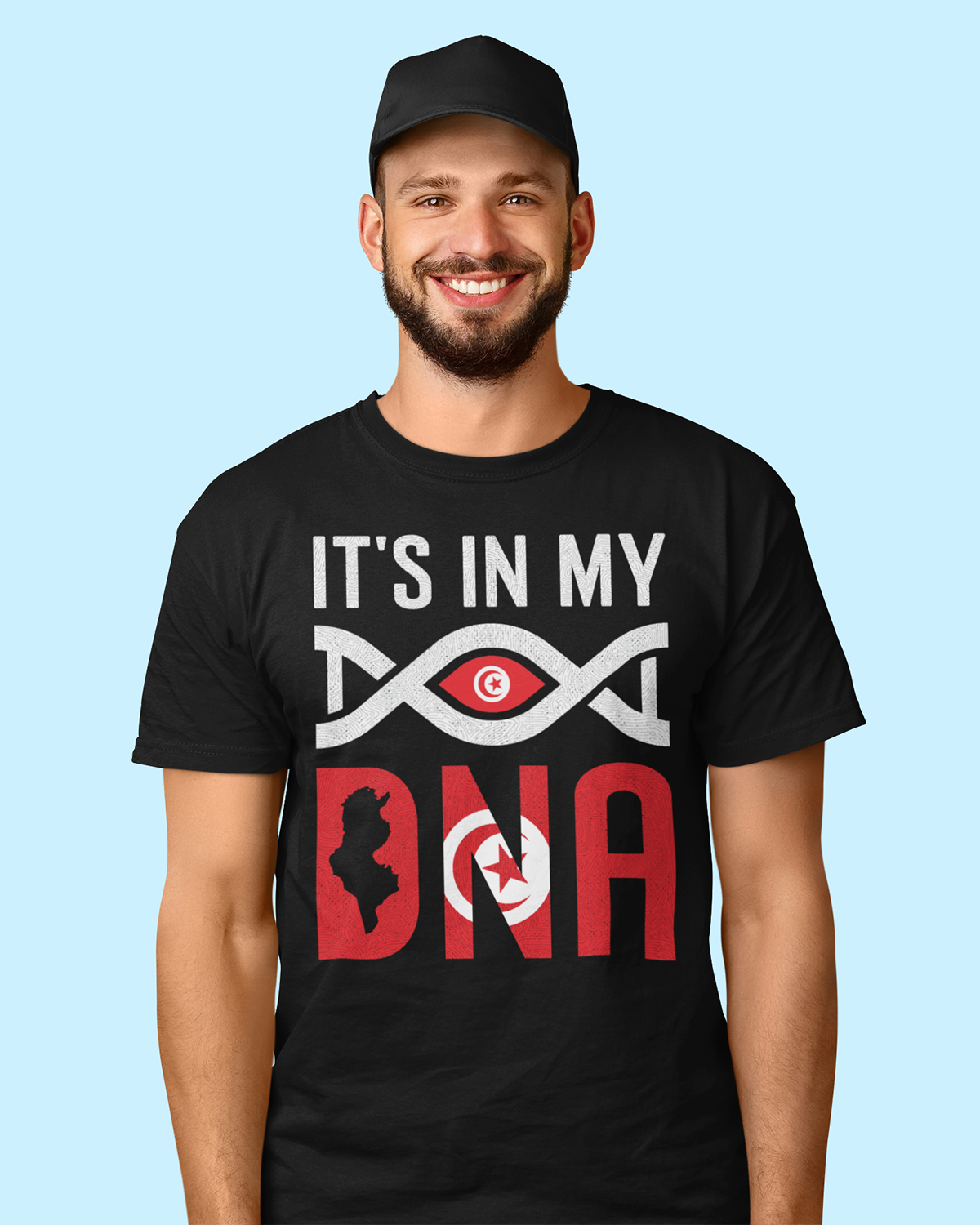 Es liegt in meiner DNA - Tunesien Strand Unisex T-Shirt