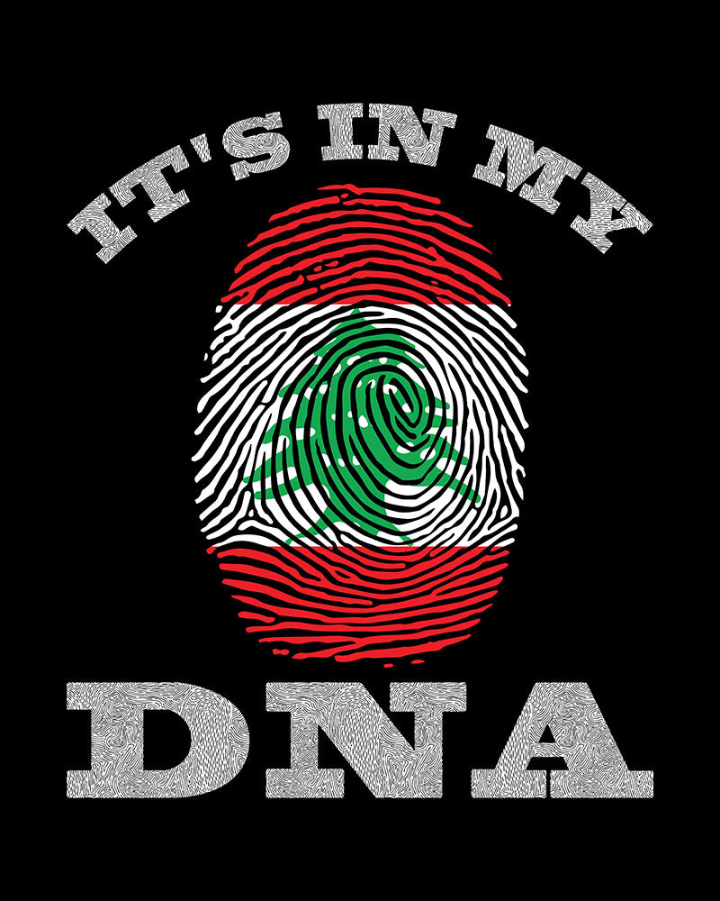 Es liegt in meiner DNA - Libanon V1 Unisex T-Shirt