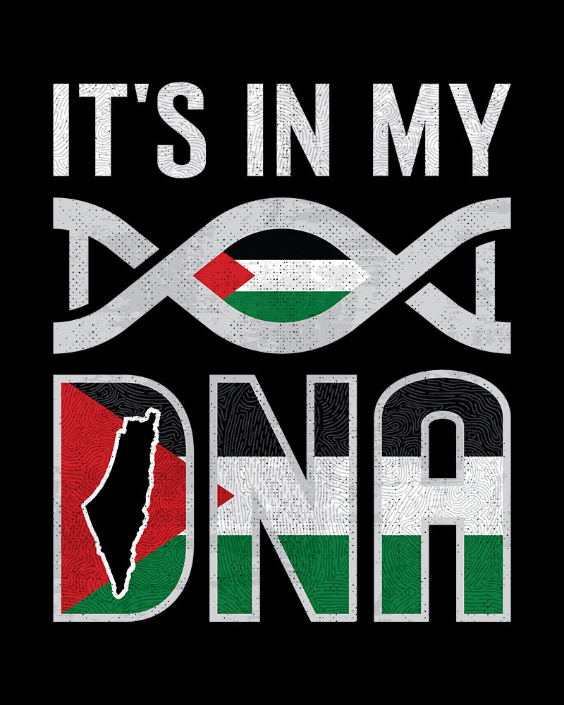 It's in my DNA - Palestine Strand Unisex T-shirt