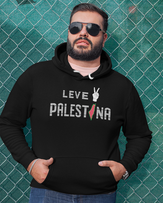 Leve Palestina - Kufiya Unisex Hoodie