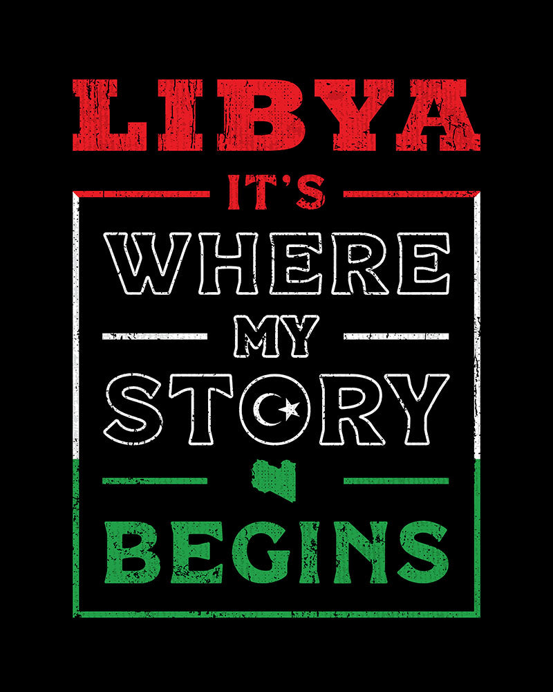 Libyen. Hier beginnt meine Geschichte - Unisex T-Shirt