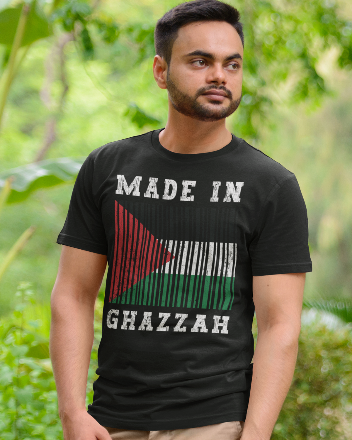 Hergestellt in Ghazzah – Unisex-T-Shirt