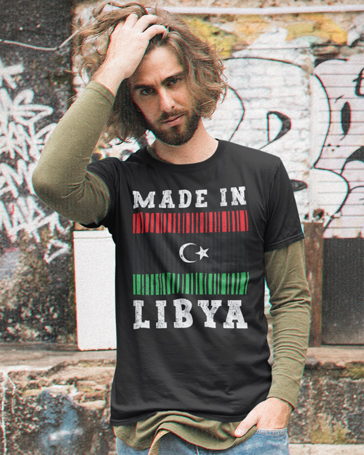 Hergestellt in Libyen - Unisex T-Shirt