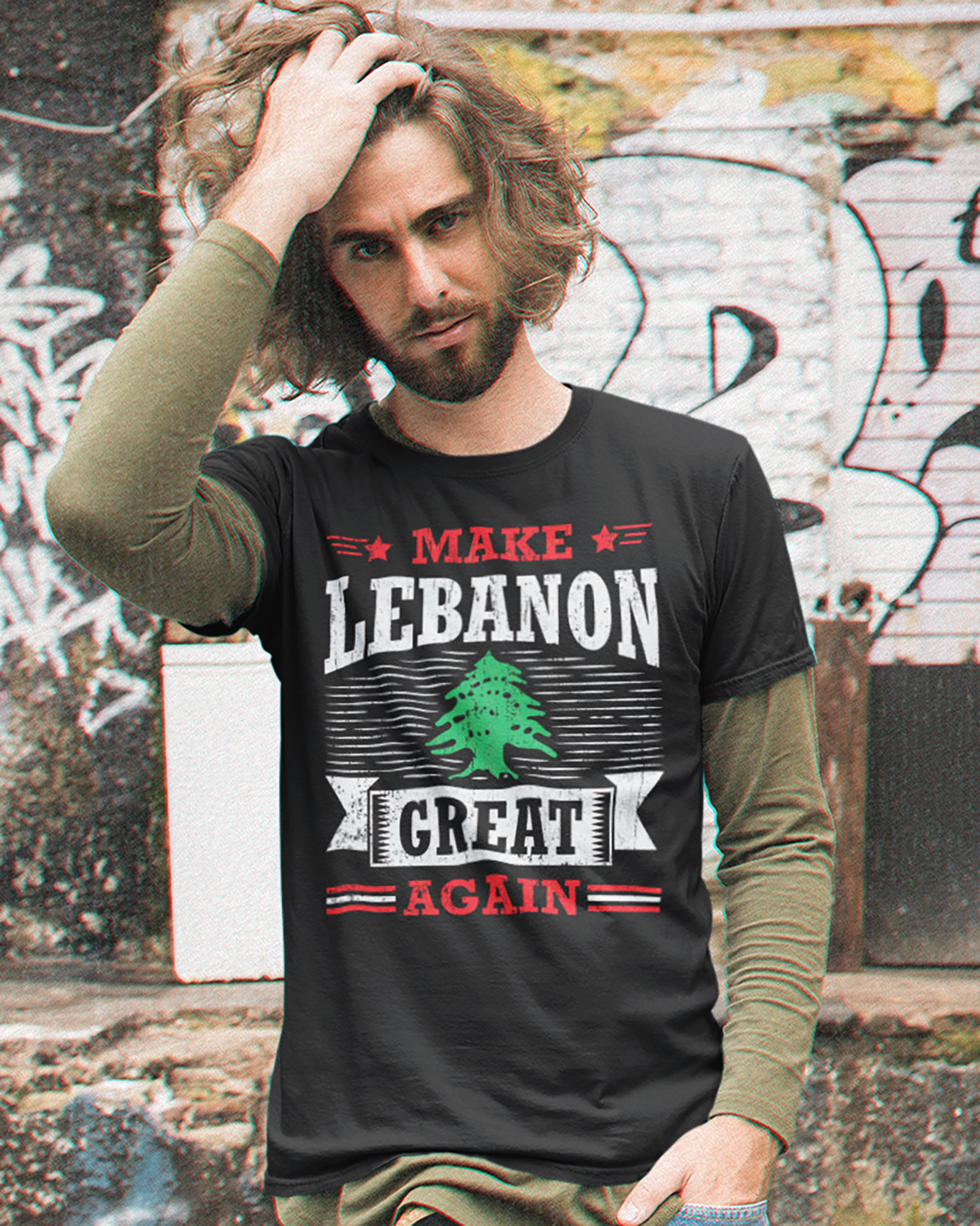 Machen Sie den Libanon wieder großartig - Unisex-T-Shirt