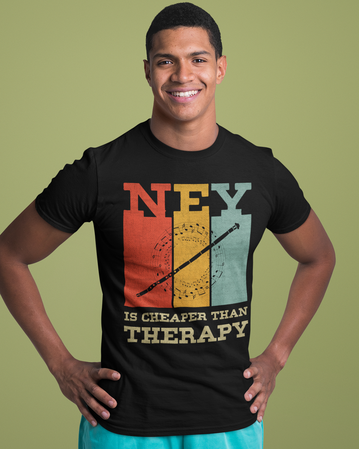 Ney is Cheaper than Therapy - Unisex T-shirt