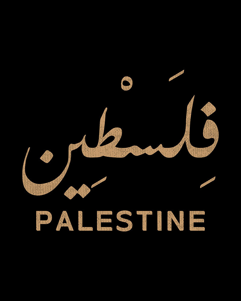 Palestine + Arabic Script V5 Eco Tote Bag