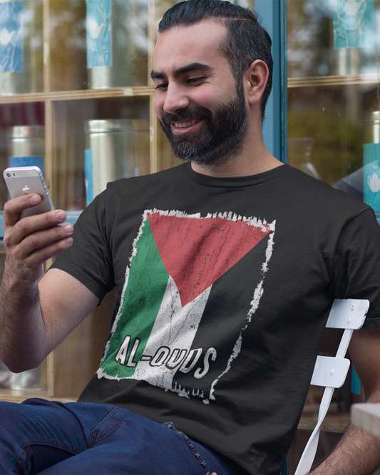 Palestine Flag & City - Al-Quds Unisex T-shirt