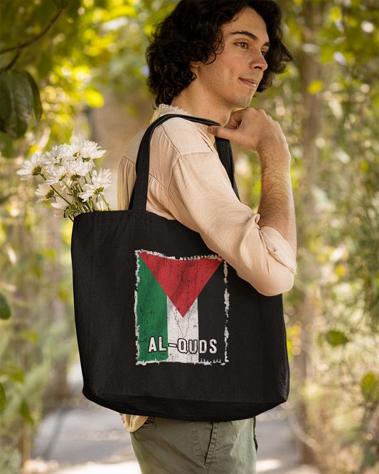 Palestine Flag & City - Al-Quds Eco Tote Bag