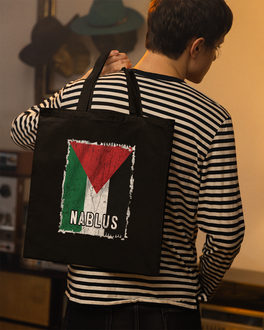 Palestine Flag & City - Nablus Eco Tote Bag