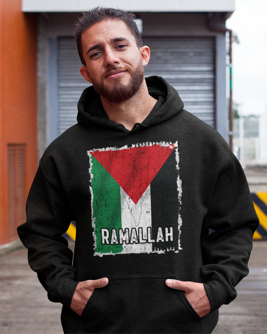 Palestine Flag & City - Ramallah Unisex Hoodie