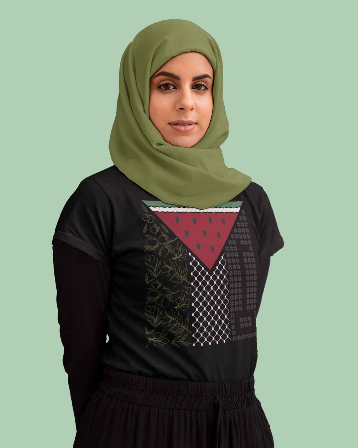 Palestine Flag Symbols Unisex T-shirt