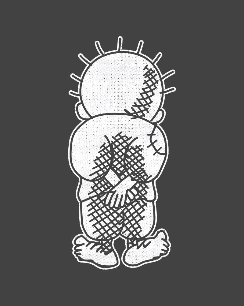 Handala Oversized Faded T-shirt