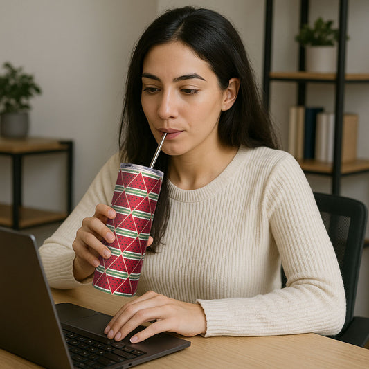 Palestine Watermelon Stainless Steel Tumbler