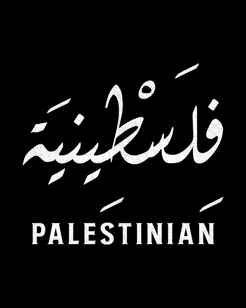 Palestinian + Arabic Script V2 Unisex T-shirt