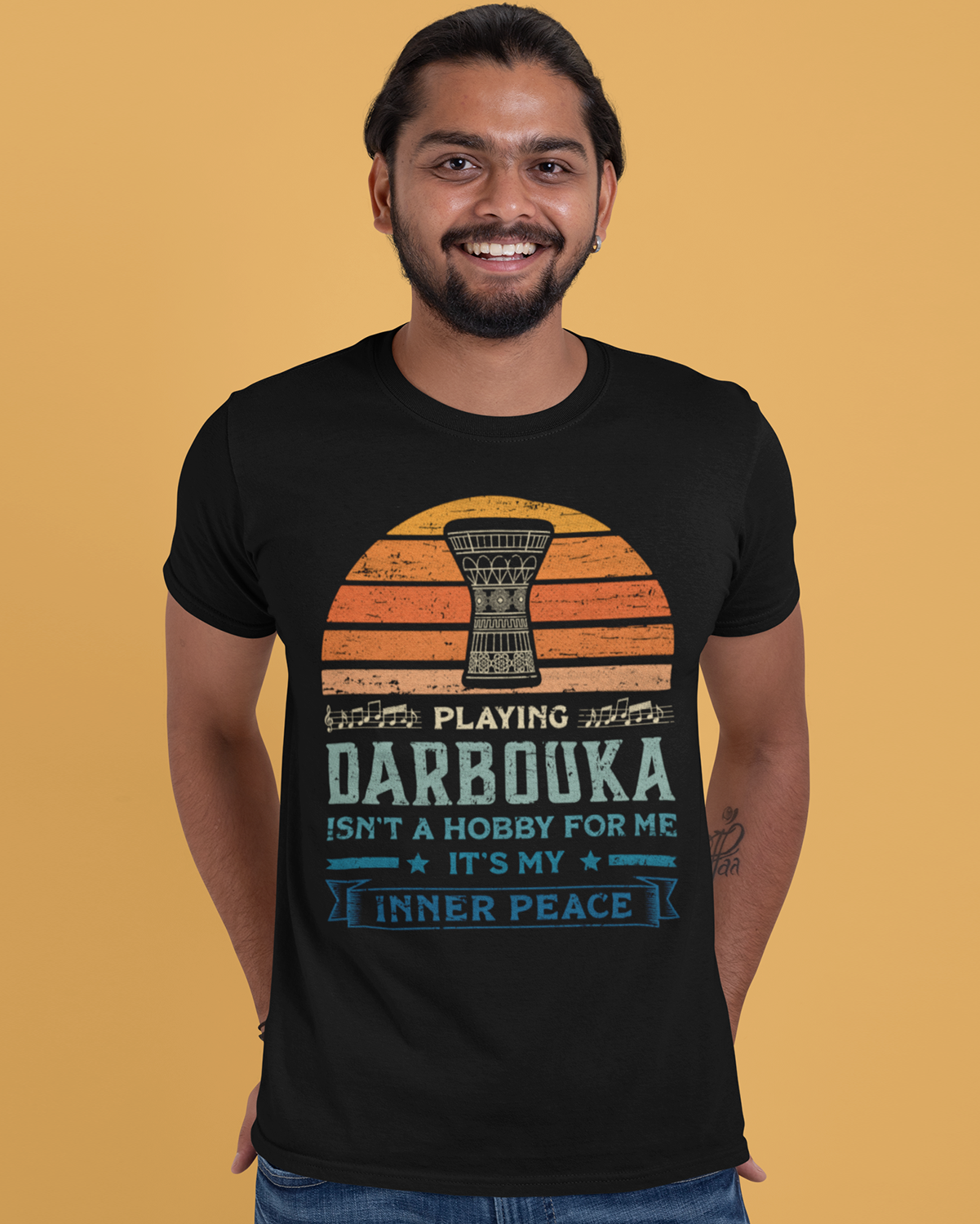 Jouer à la Darbouka n'est pas un passe-temps pour moi, c'est ma paix intérieure - T-shirt unisexe