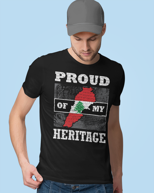 Proud of my Heritage - Lebanon Unisex T-shirt