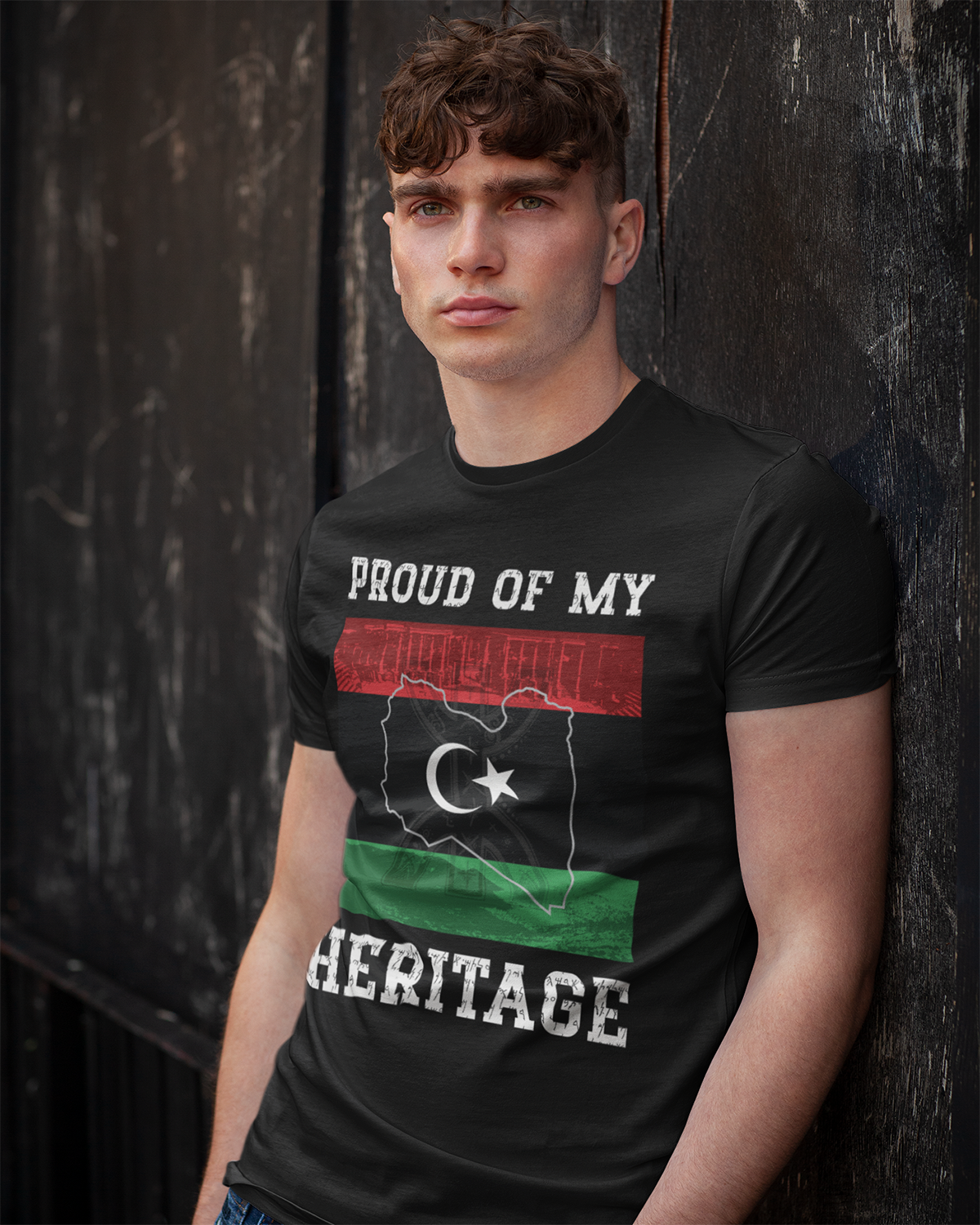 Stolz auf mein Erbe – Libyen Unisex T-Shirt