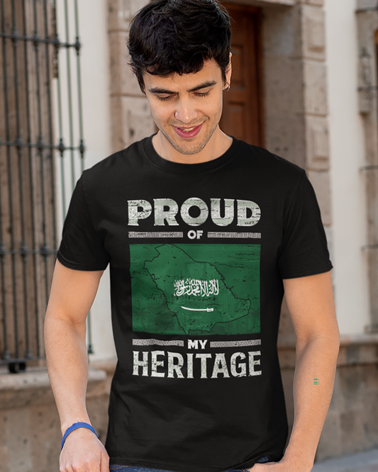 Proud of my Heritage - Saudi Arabia Unisex T-shirt